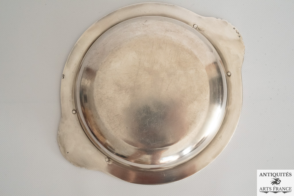 GALLIA CHRISTOFLE GRAND Plat De Service Ovale Art Deco Metal Argente Vers 1920 EUR 80,00 - FR